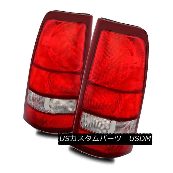 テールライト 99-02 Chevy Silverado / 99-0  3 GMC Sierra Redクリアテールライト