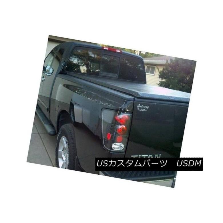 テールライト 04?15日の日産タイタンブラック左+右Altezzaテールライトリアブレーキランプ For 04-15 Nissan Titan Blの画像