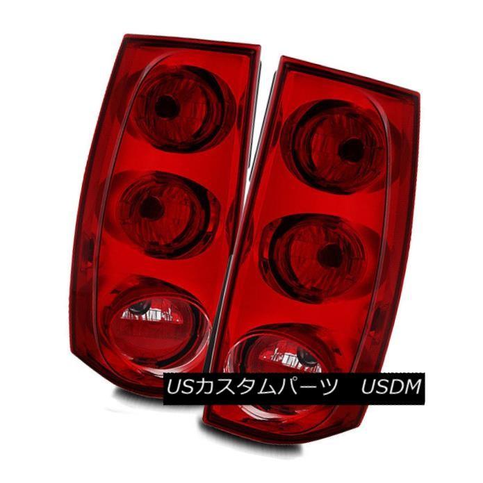 テールライト 07-14 GMC Yukon 1500 / 07-13 Yukon XL 2500レッドクリアテールライトブレーキランプ For 07