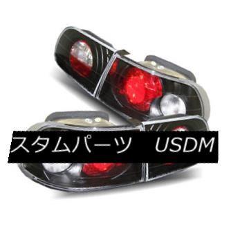 テールライト 92-95ホンダシビック3DRハッチバックブラックLH + RH Altezzaテールライトブレーキランプ用 For 92-95 Hon