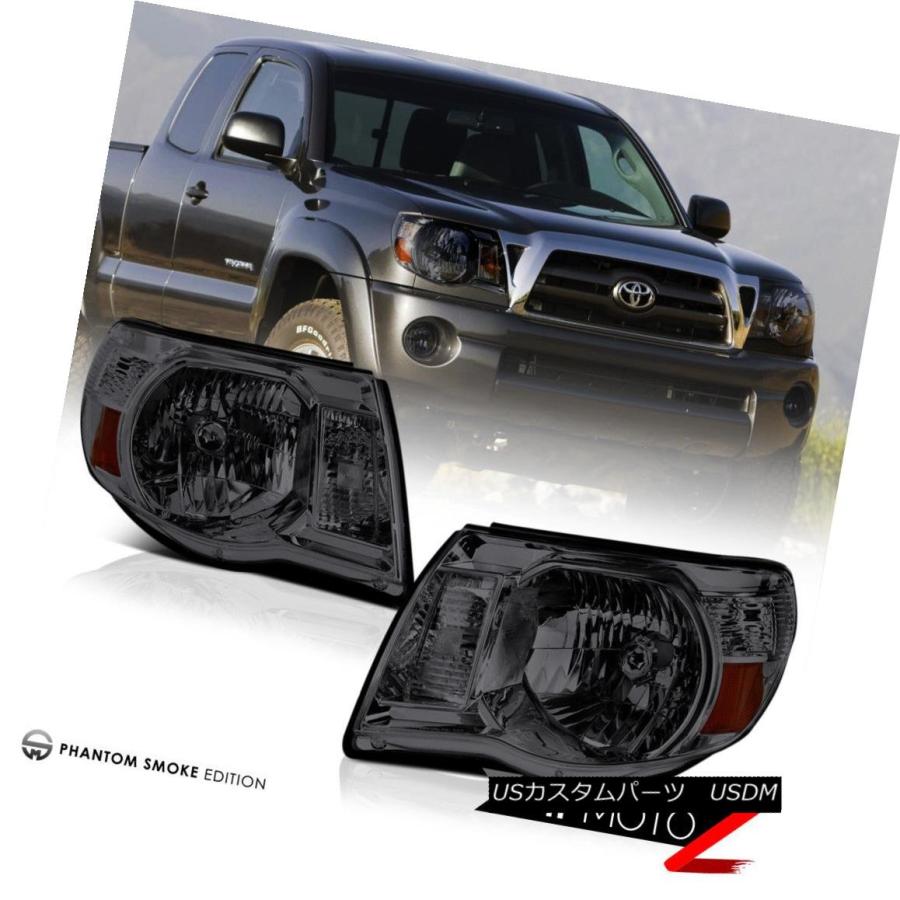 テールライト 05-11トヨタタコマレッドクリアテールダークスモーク工場