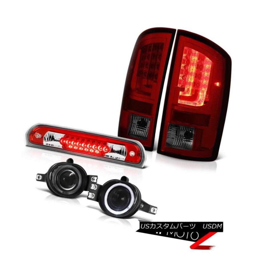 テールランプ 02-06 Dodge Ram 1500 2500 WSタイルランプスモークフォグライトルーフブレーキライトLED 02-06 Dodg