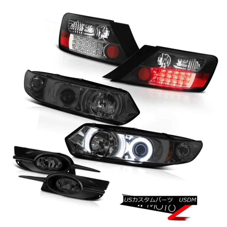 テールランプ 09-11ホンダシビック2D SIデビルズアイCCFL前照灯BLACK LEDテールライトフォグライト 09-11 Honda C 車、バイク、自転車-その他ライト-自動車