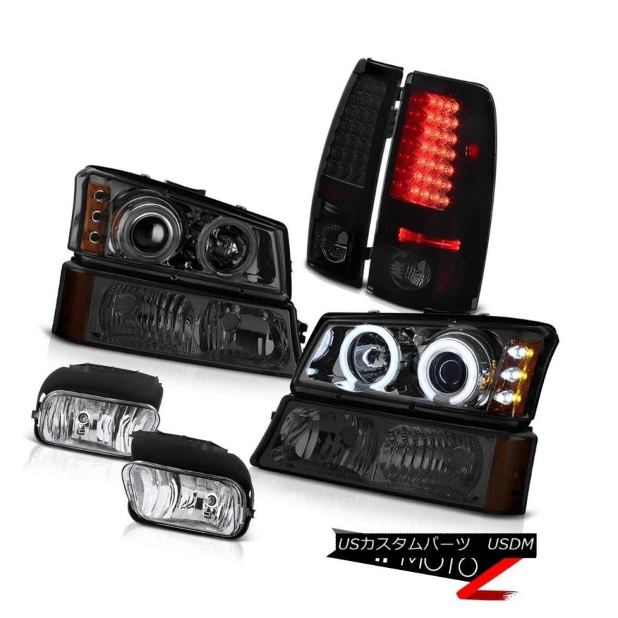 テールランプ Halo Rim前照灯煙バンパーテールランプLamp Foglight 03-06 Silverado Vortec Halo R ライト、レンズ-車、バイク、自転車-自動車