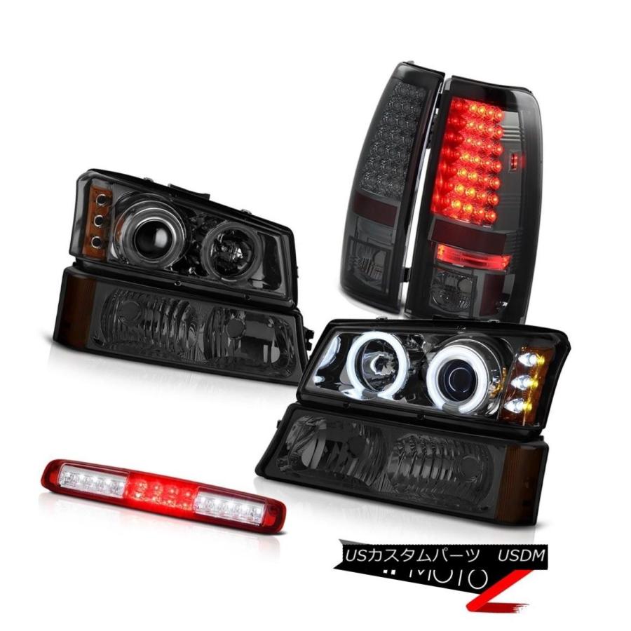 テールランプ 03 04 05 06 Silverado Signal Lightレッドルーフカーゴランプヘッドライトテールライト 03 04 05 車、バイク、自転車-自動車