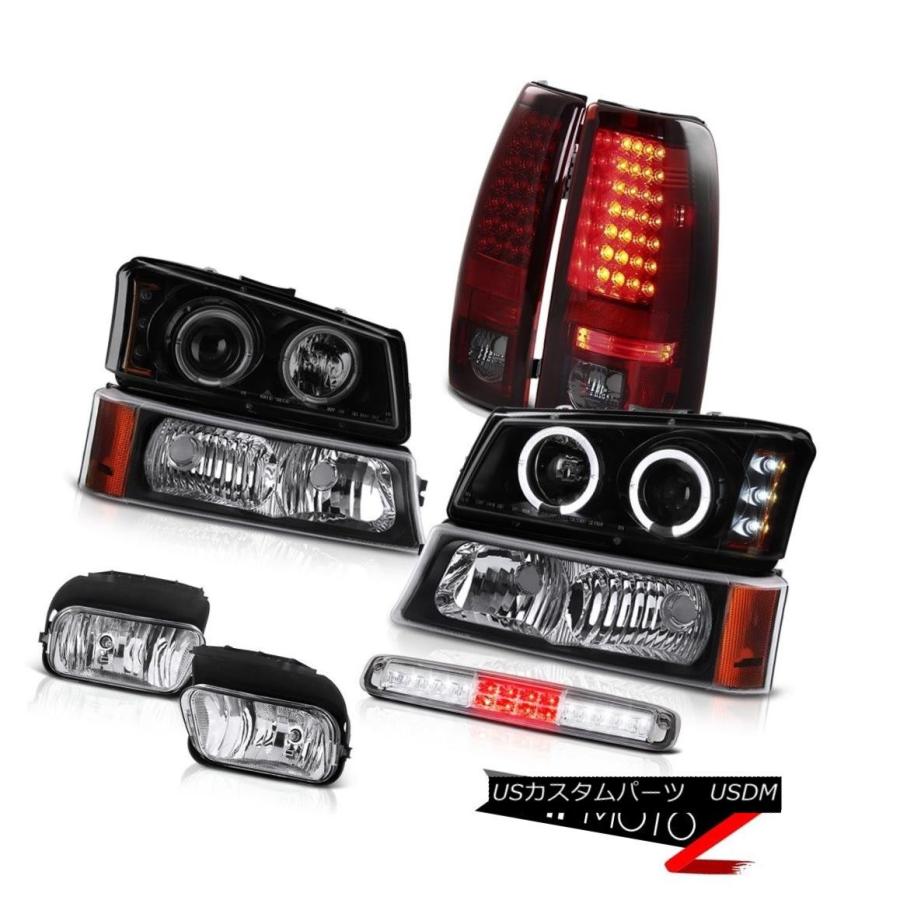 テールランプ 2003-2006 Silverado Foglightsブラックバンパーランプ第3ブレーキランプヘッドランプテールランプ 2003-2 自動車-ライト、レンズ-車、バイク、自転車