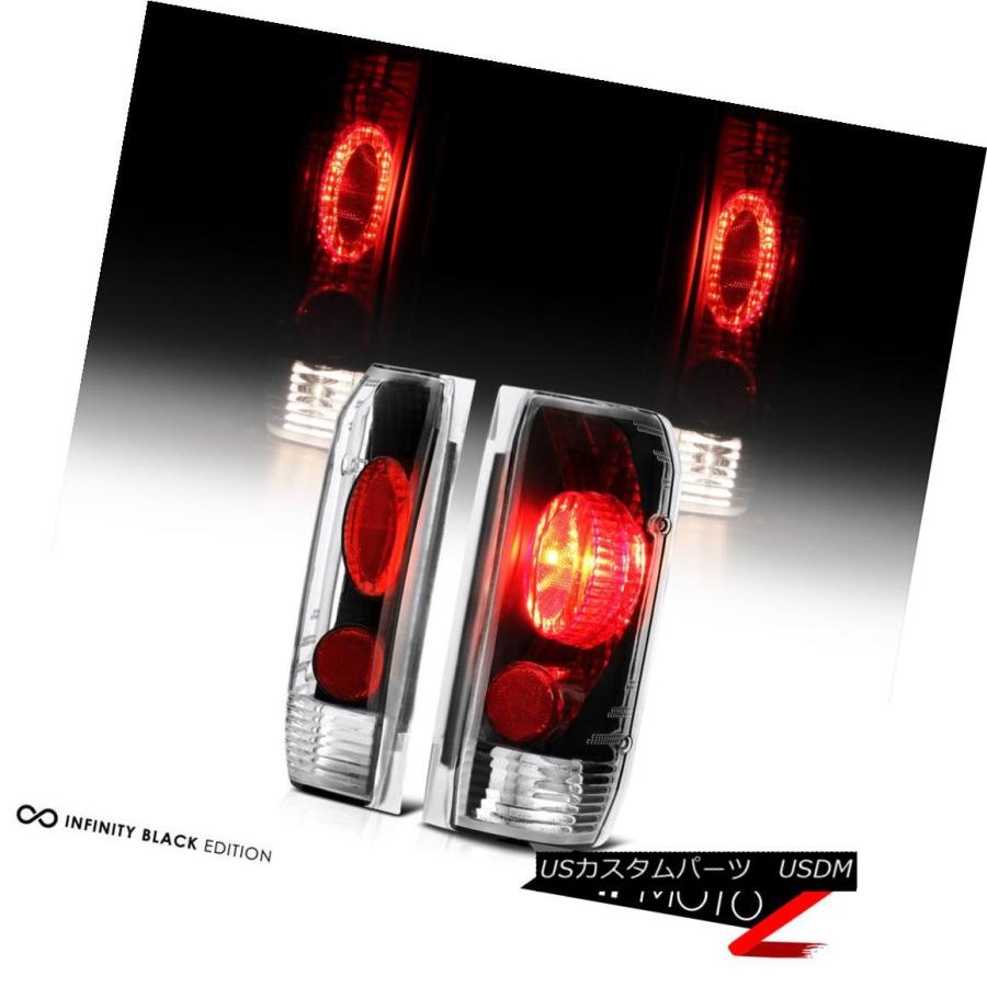 テールライト {Cree LED Reverse}ブラックテールパーキングランプ1987-1996 Ford F150 F250 F350 Bronc_1
