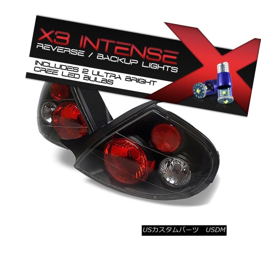 テールライト ！クリーLED逆転！ 2000-2002ダッジネオンL + Rブラックアルテッツァテールライトブレーキセット !CREE LED REV