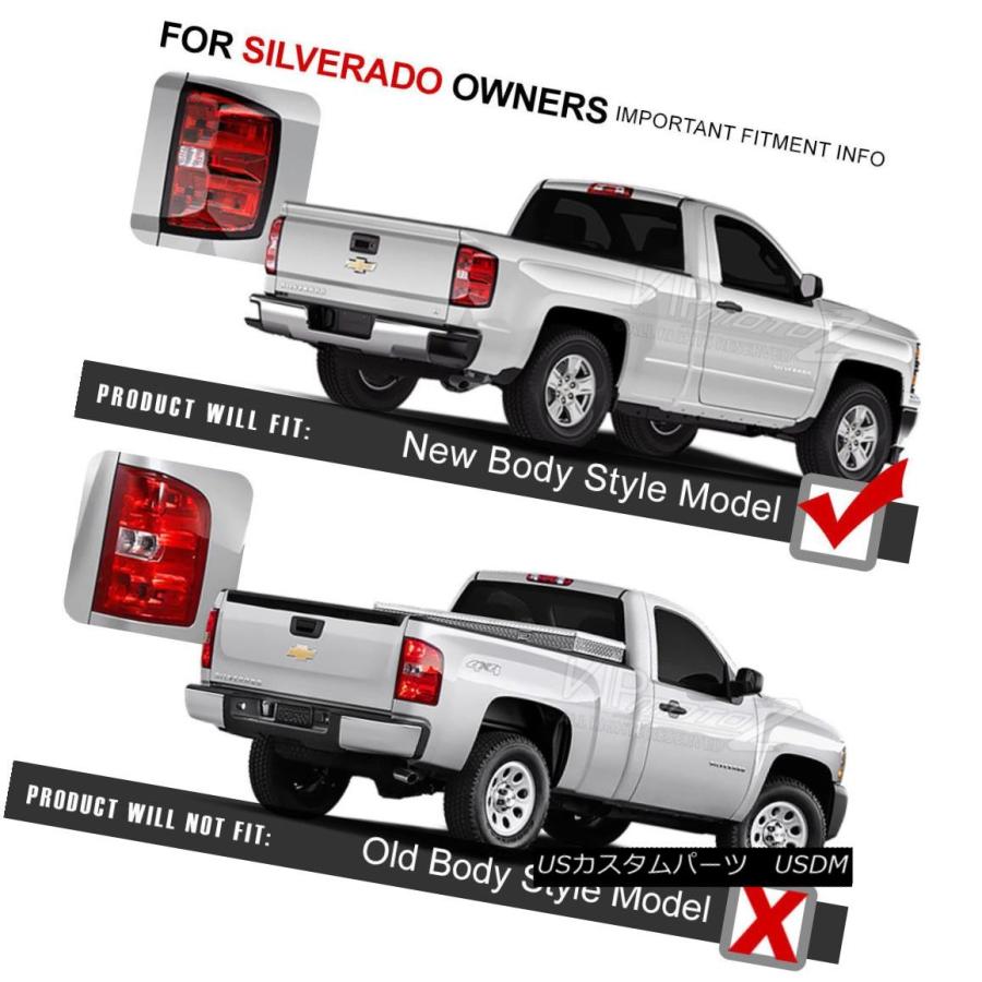 テールライト 2014-2018 Chevy Silverado 1500 2500 3500工場スタイルテールライトアセンブリ左 2014-2018の画像