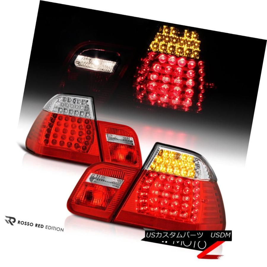 テールライト 2002-2005 BMW E46 3シリーズ325 330セダン「工場赤」LED
