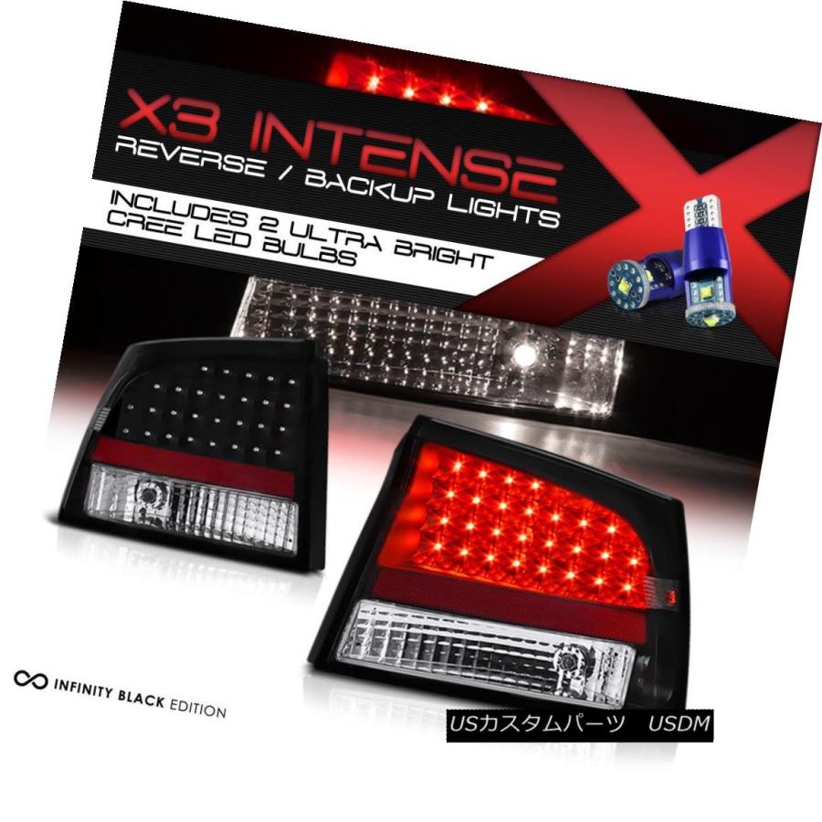 テールライト ！ハイパワークリーバックアップ！ LEDテールランプ信号ブレーキブレーキ06-08ダッジチャージャー !High-Power CREE