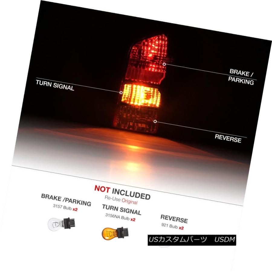 テールライト 日産パスファインダー2005-2012用スモークレッドティンテッドリアブレーキランプテールライト For Nissan Pathfindの画像