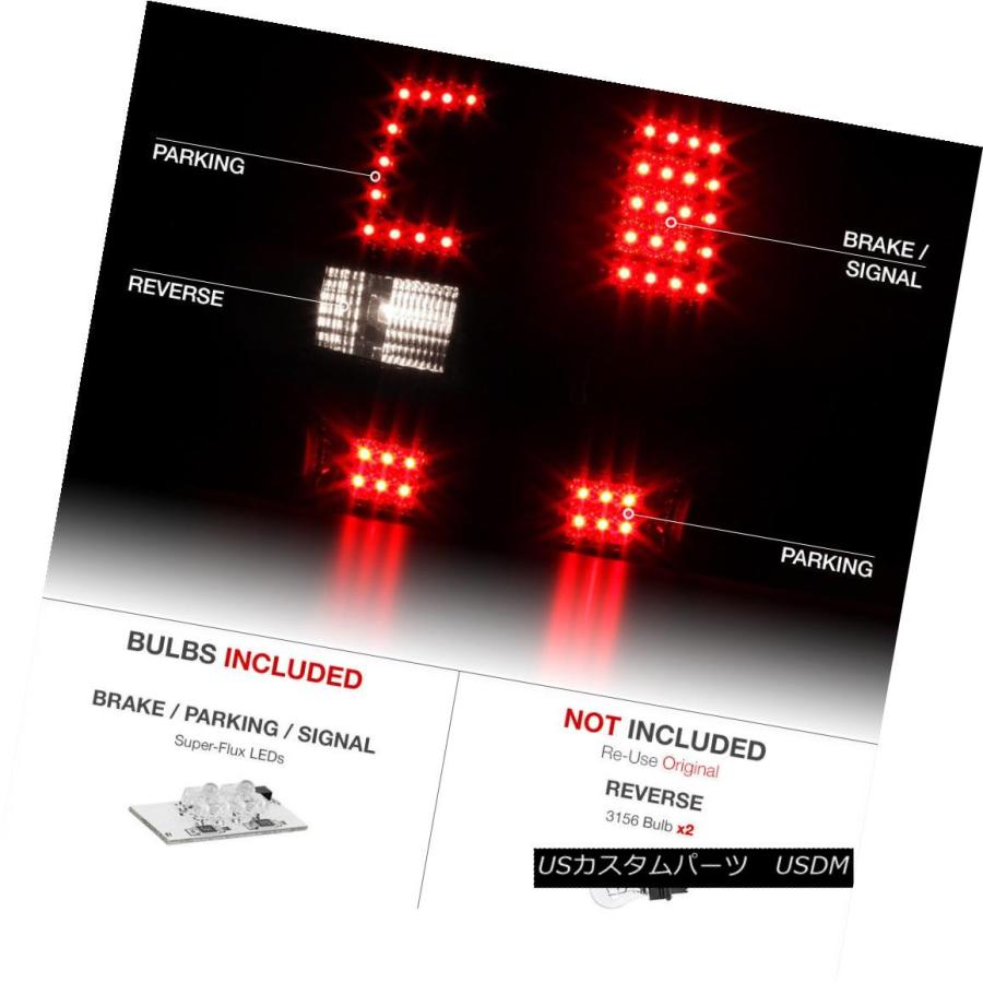 テールランプ \"Plug＆amp; Play\"" 2004-2008 Ford F150 Chrome LED第3うち切り交通信号テールライトランプペア \"""