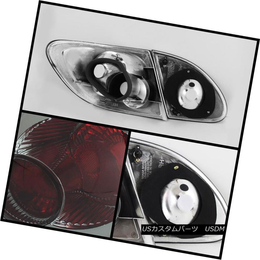 テールライト トヨタカローラ03-08 S-セダン4DR左+右スモークアルテッツァテールライトシグナルランプ Toyota Corolla 03-08の画像