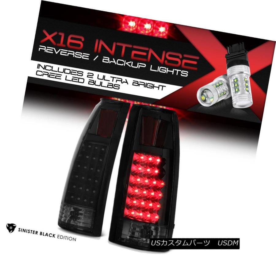 テールライト [Cree LED Reverse] [BLACK]タウランプ88-98シボレーシルバラード郊外タホシエラ [Cree LED Reve