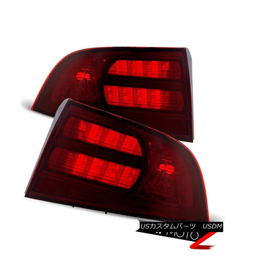 テールライト 2004-2008 Acura TL | TYPE-SダークレッドリアテールライトランプPAIR Assembly PAIR 2004-
