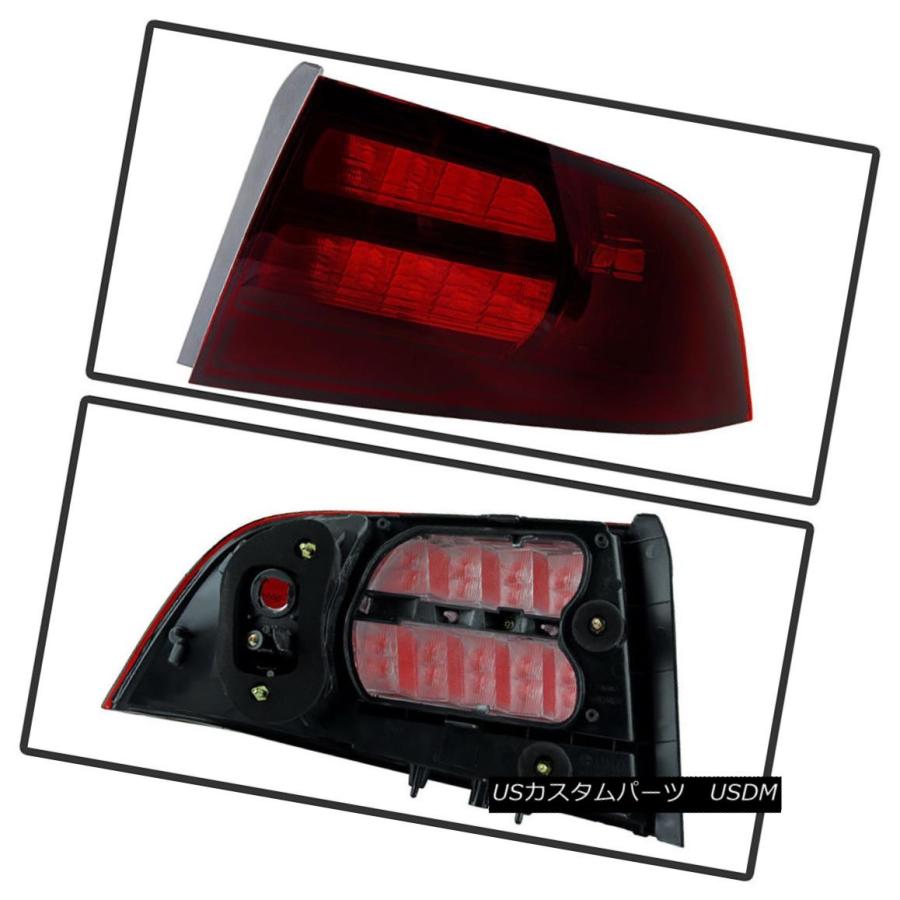 テールライト 2004-2008 Acura TL | TYPE-SダークレッドリアテールライトランプPAIR Assembly PAIR 2004-の画像