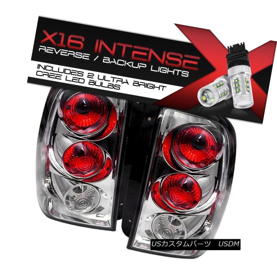 テールライト Cree LED Reverse Chevy 02-09トレイルブレイザー$ CHROME $テールランプブレーキペアLH RH Cre