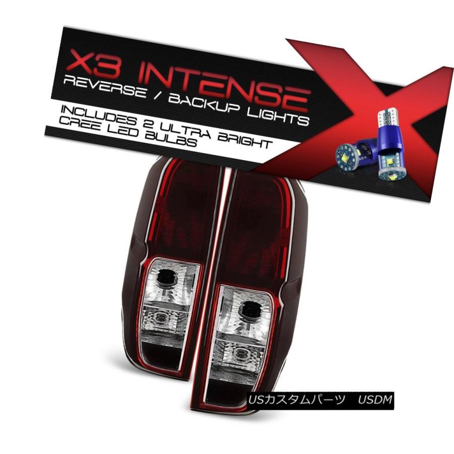 テールライト ！クリーLEDリバース！ フィット05?14日産フロンティア[レッド・スモーク]テールライト右寄り !Cree LED Reverse!