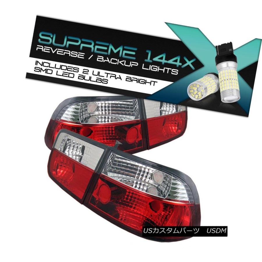 テールライト {フルSMDバックアップ} CLEAR LEDテールライト回転信号96-00 CIVIC EM 2DRクーペB16 {Full SMD