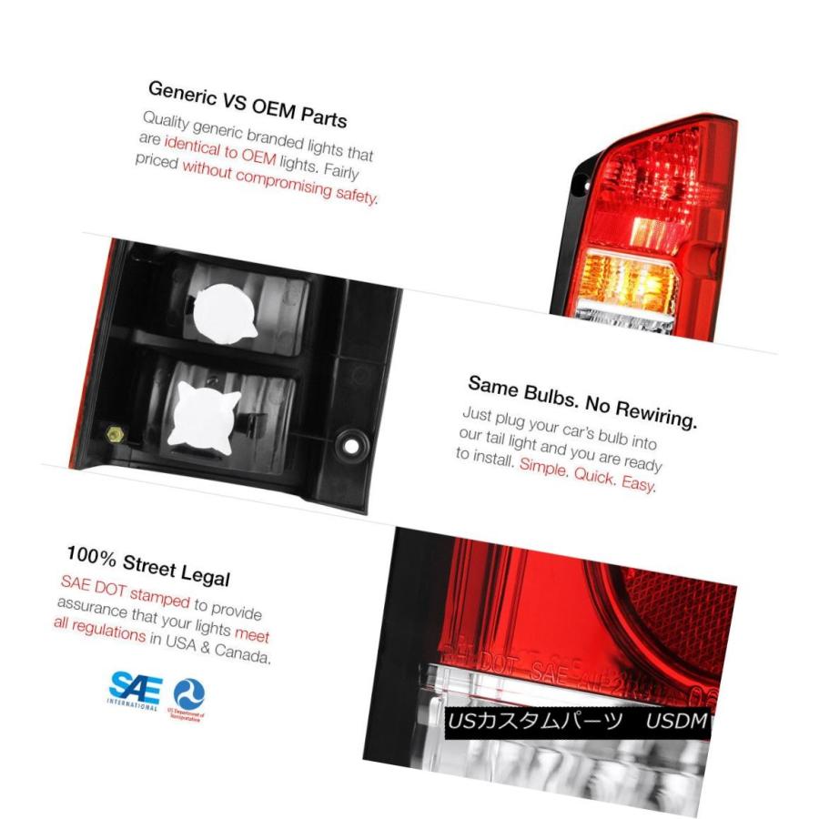 テールライト FULL SMD BACKUP 05-12日産パスファインダーSE [ペア] OEスタイルテールライトブレーキ FULL SMD BACの画像