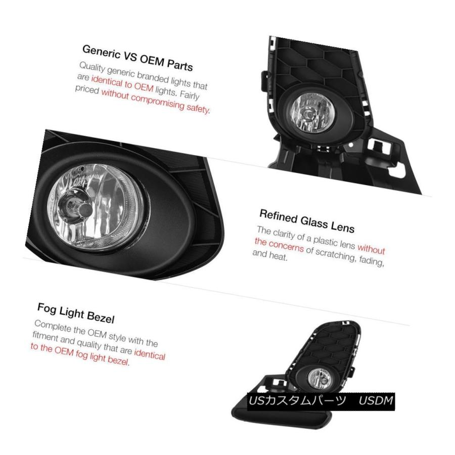 テールライト {CHRoME} L + Rフロントバンパーフォグライトドライブランプ2012-2013 Mazda 3 4dr / 5dr {CHRoの画像