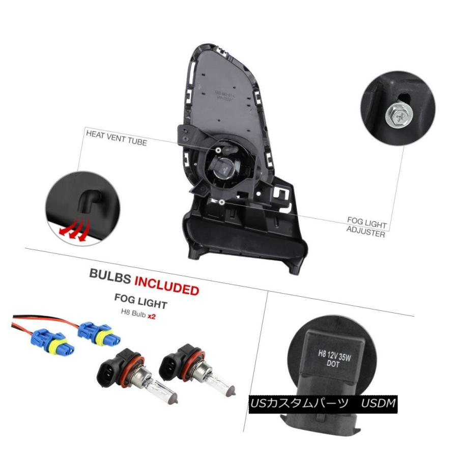 テールライト {CHRoME} L + Rフロントバンパーフォグライトドライブランプ2012-2013 Mazda 3 4dr / 5dr {CHRoの画像