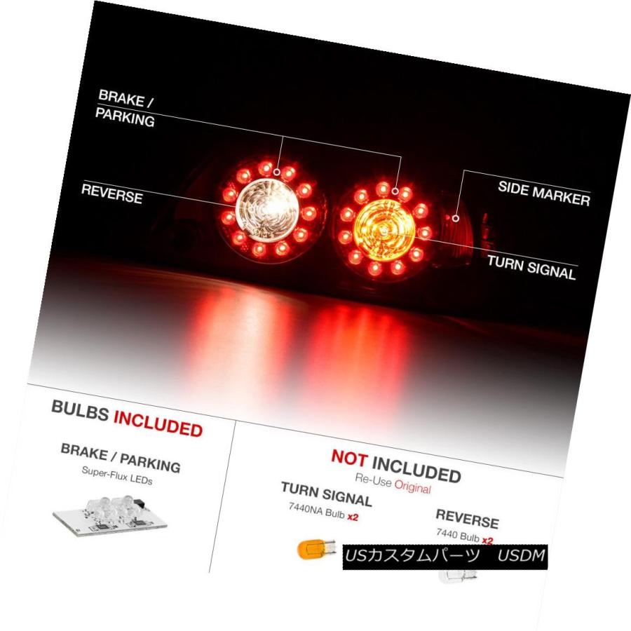 テールライト 2004-2008マツダRX8 RX-8シンカネメシスリアJDMブラック