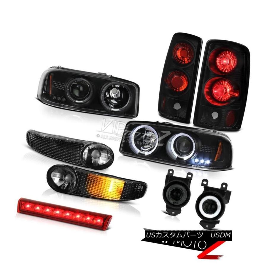 テールライト HaloプロジェクターシグナルバンパーリアブレーキランプFoglight Third LED 01-06 GMC Yukon Halo
