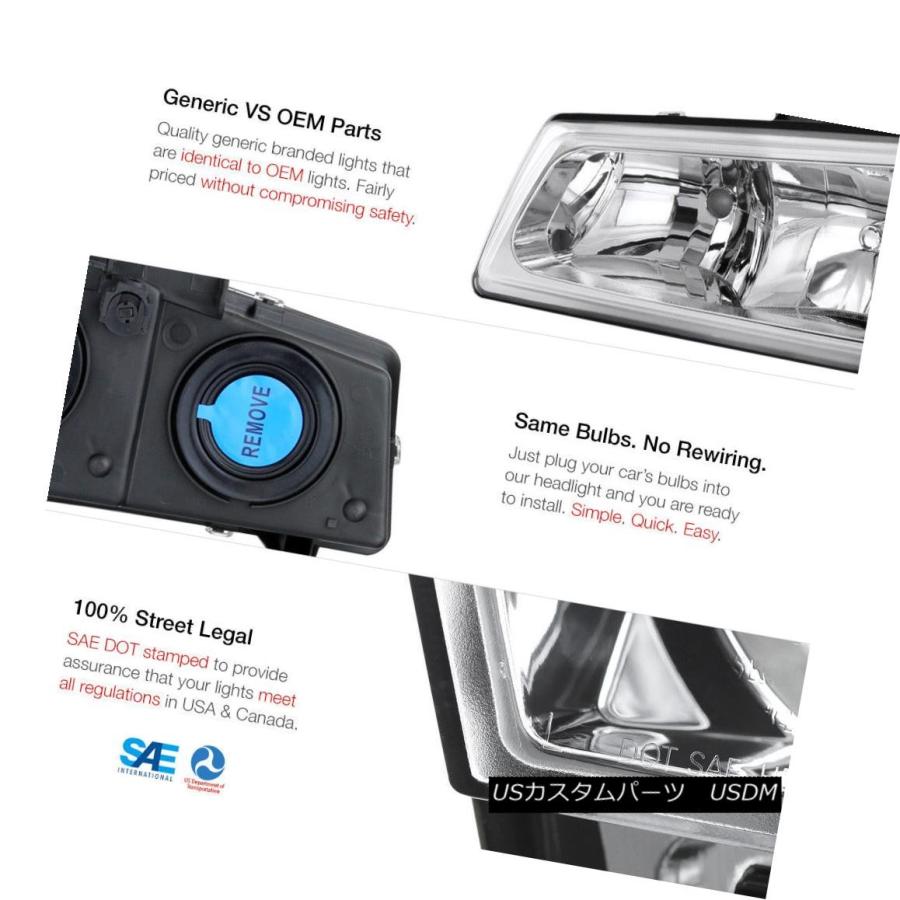 テールライト 03-06 Silverado 1500 Foglampsテールライトユーロクロームシグナルライトヘッドランプ 03-06 Silverの画像
