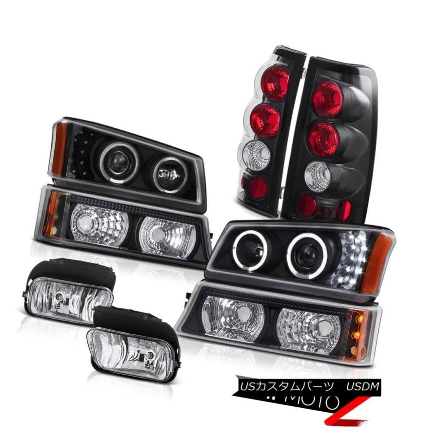 テールライト 2003-2006 Silverado Vortec Max Haloヘッドライトパーキングライトリアブレーキフォグライト 2003-2