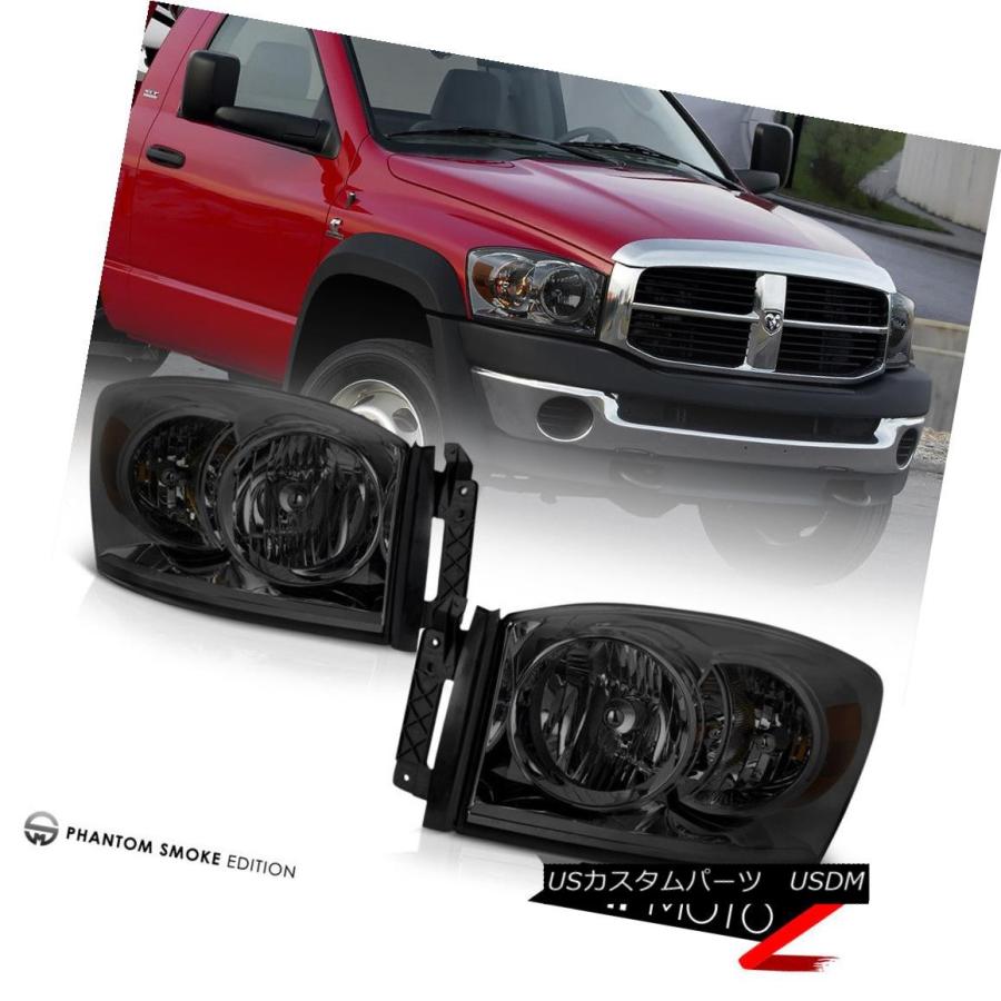 テールライト 2007-2008 Ram V8ダークスモークヘッドランプLEDテールライトレッドプロジェクターフォグ3rdブレーキ 2007-2008の画像