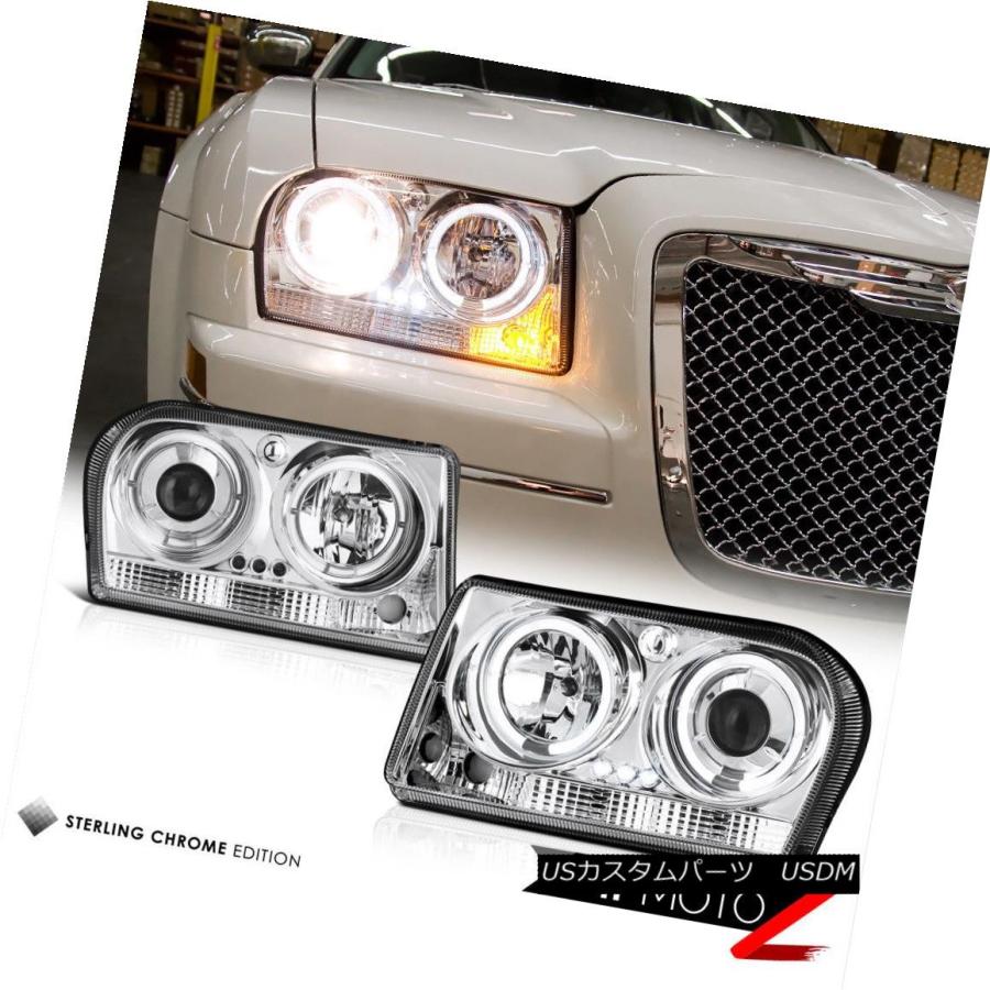 テールライト 2005-2007 Chrysler 300 3.5L Halo LEDヘッドライトBright L.E.D Taillamps Glaの画像