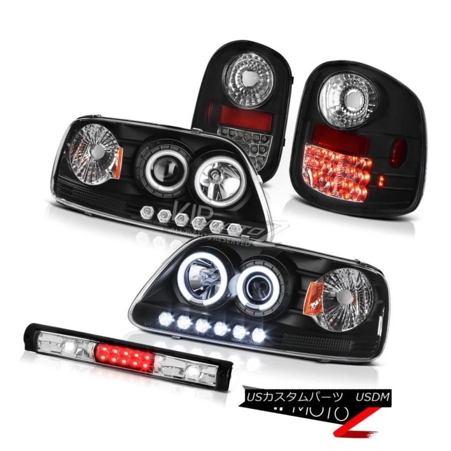 テールライト C.C.F.L HaloヘッドライトLED曇り屋根屋根第3の97-03 F150 Flareside King Ranch C.C.F.