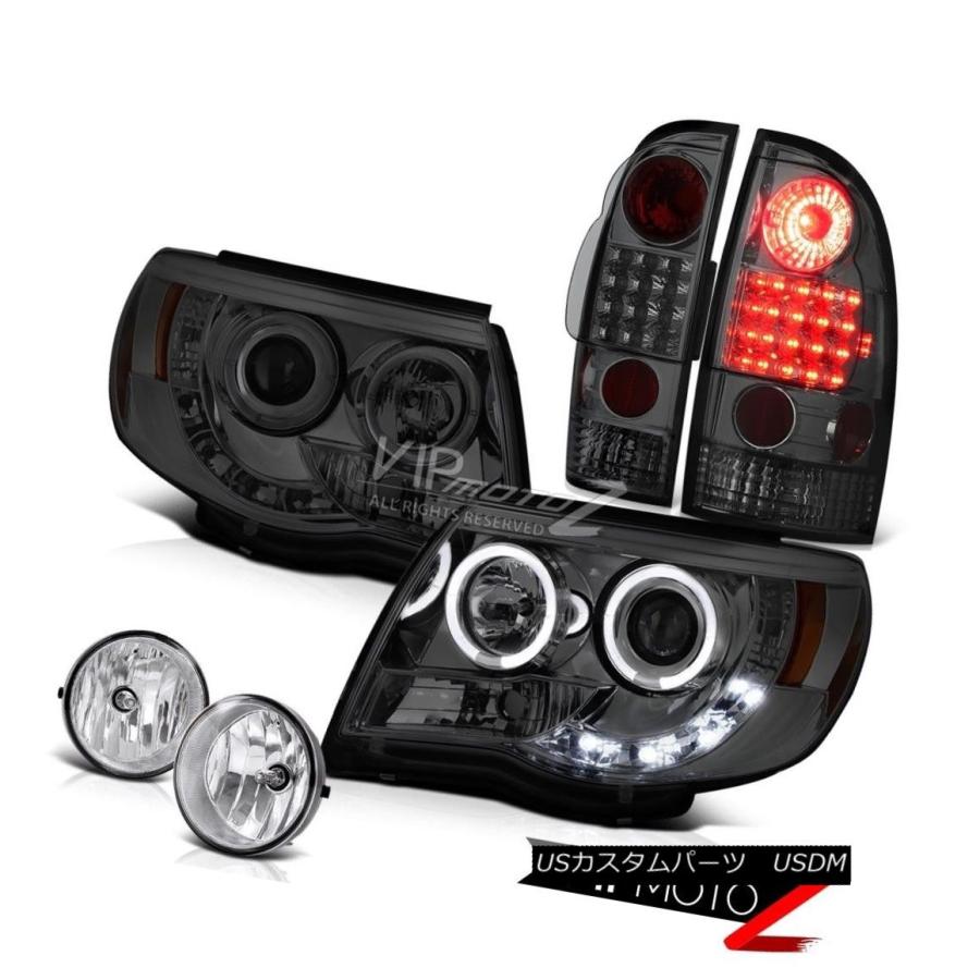 テールライト ティンテッドプロジェクターヘッドライトLEDブレーキライトクロムフォグ2005-2011 Tacoma PreRunner Tinted