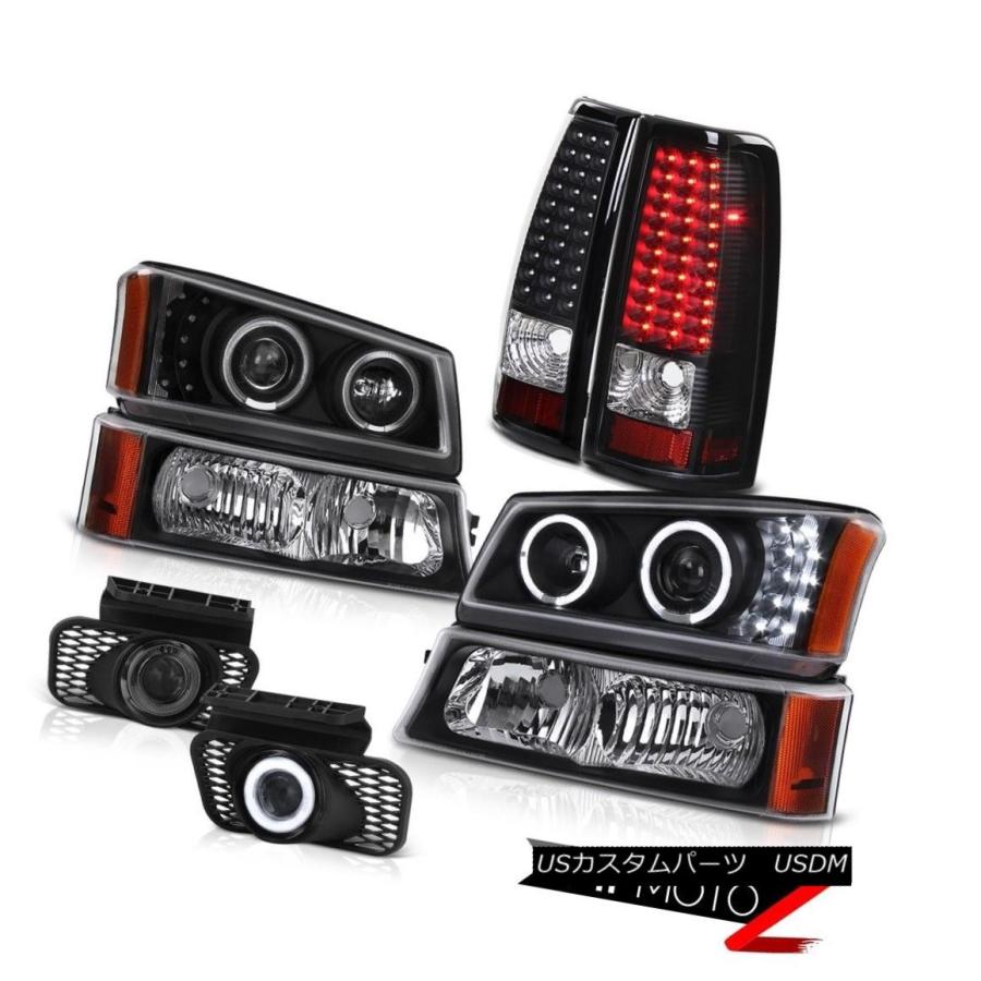 テールライト LEDプロジェクターヘッドライトパーキング信号タイルランプスモークフォグライト05-06シルバラード LED Projector Hea