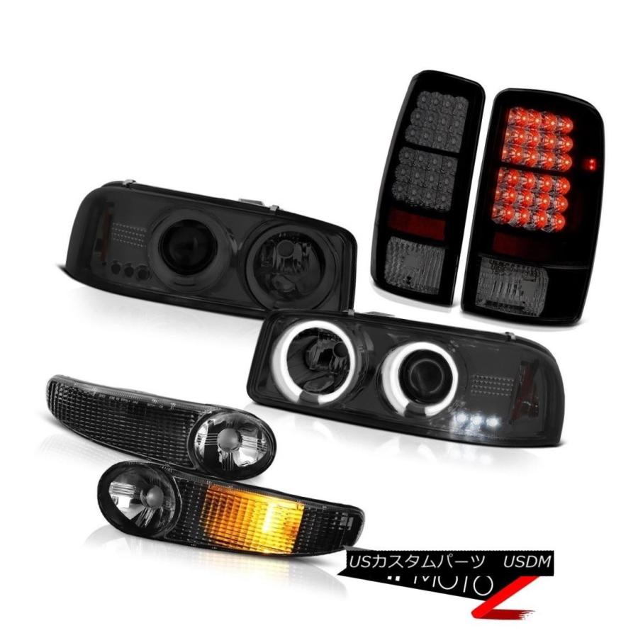 テールライト CCFL DRL Haloヘッドライト2000年?2006年ユークンシグナルリアLEDブレーキテールライト Tinted CCFL DR