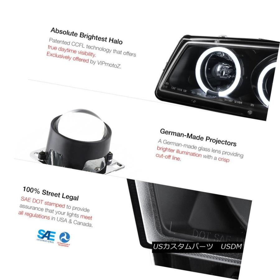 テールライト ブラックエンジェルアイプロジェクターヘッドライトバンパーLED Taillamp 03 04 05 06 Silverado WT Blの画像