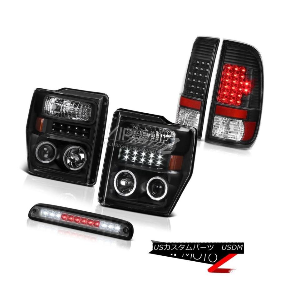 テールライト 2008-2010 F250キングランチL.E.D DRLハローヘッドライトテールライトテクスチャ 2008-2010 F250 Kin