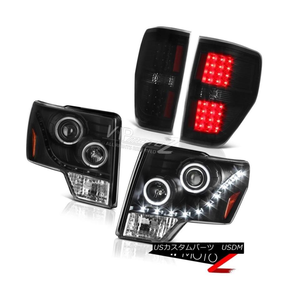 テールライト 09 10 11 12 13 14 F150 3.5LブラックハローLEDヘッドライト信号駐車ミラー 09 10 11 12 13 14