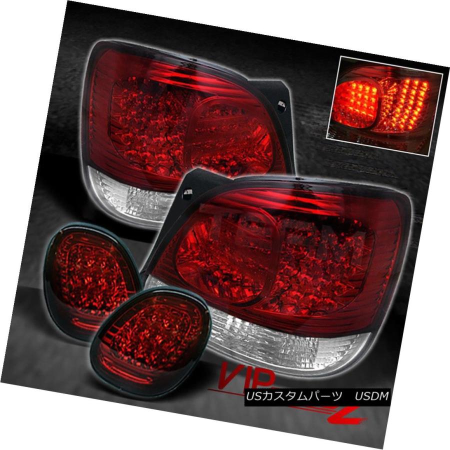 テールライト 98-06 GS300 2JZ JDM Aristo VIPターボRED / CLEAR LEDブレーキ信号ランプテールライト 98-0