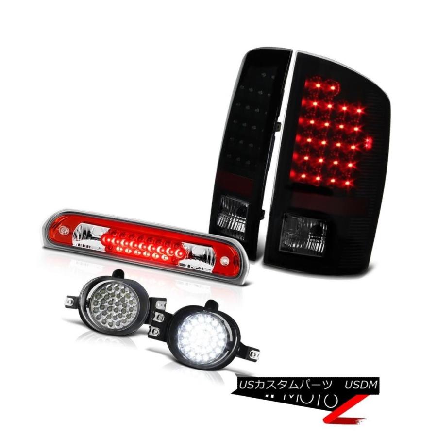 テールライト Bright LED TaillampsデイタイムランニングランプFog 3rdブレーキRed 07 08 Ram PowerTech