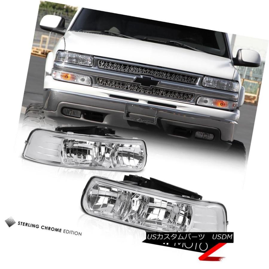 テールライト 1999-2002 Silverado Z71 Euro Chrome Taillampsルーフブレーキランプシグナルヘッドライト 19の画像