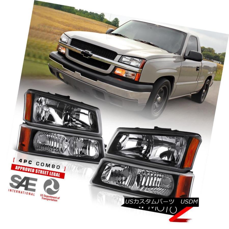 テールライト 03-06シルバラードブラックヘッドライトレッドルーフブレーキライトフォグライトテールランプSMD 03-06 Silverado Blの画像