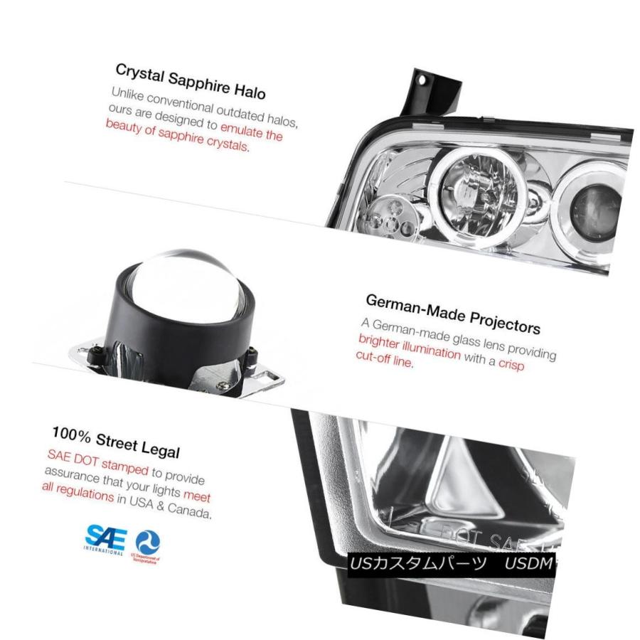 テールライト 06-08ダッジチャージャー5.7L Foglampsテールブレーキライトブラックコーナーランプヘッドランプ 06-08 Dodge Cの画像