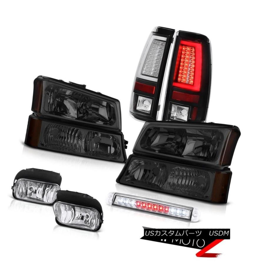 テールライト 03-06 Chevy Silverado 2500Hdテールライトルーフブレーキライトフォグシグナルヘッドライト 03-06 Chev