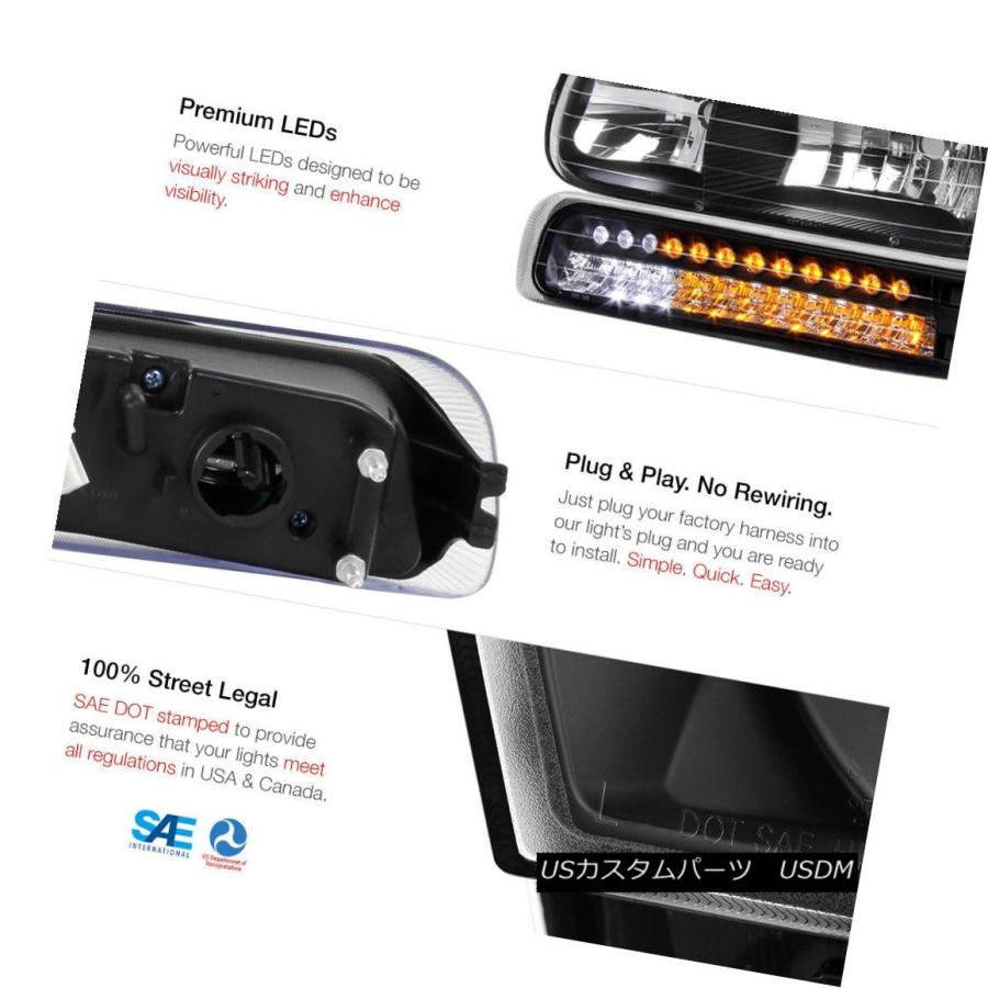 テールライト 2000-2006タホ4X4暗煙第3ブレーキライト霧ライトテールヘッドライトSMD 2000-2006 Tahoe 4X4 Dark sの画像