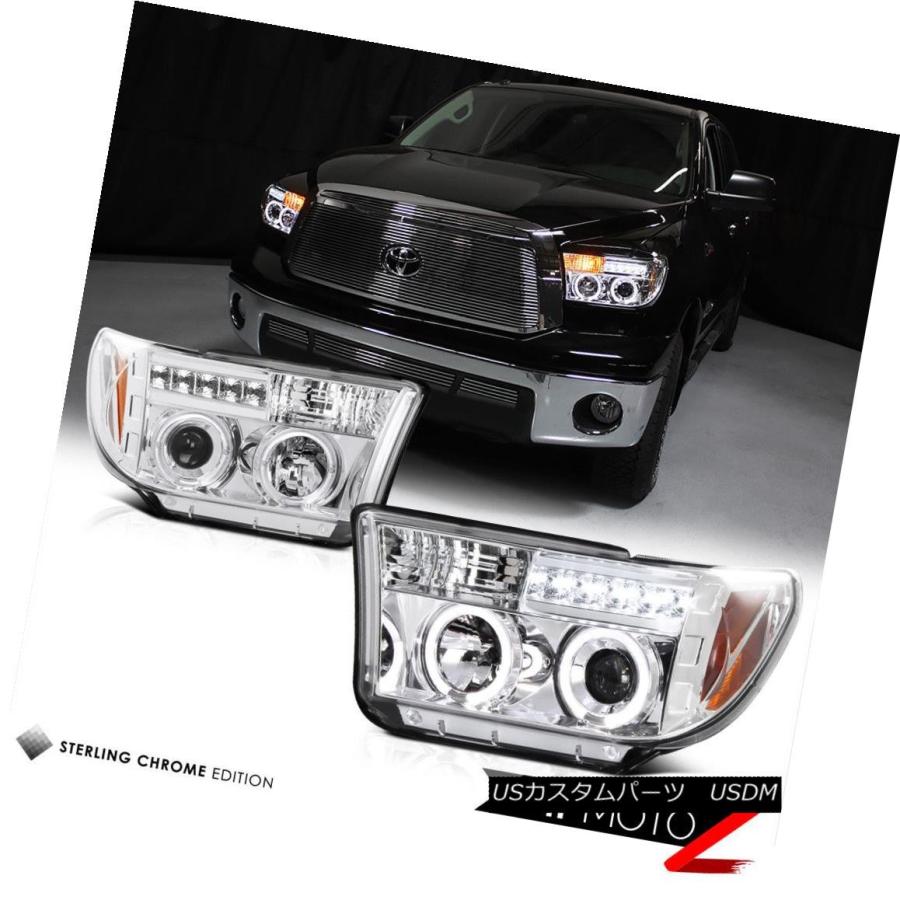 テールライト 07-13トヨタトンドラSR5 3RDブレーキライトスモークレッドテールライトヘッドライトLED 07-13 Toyota Tundraの画像