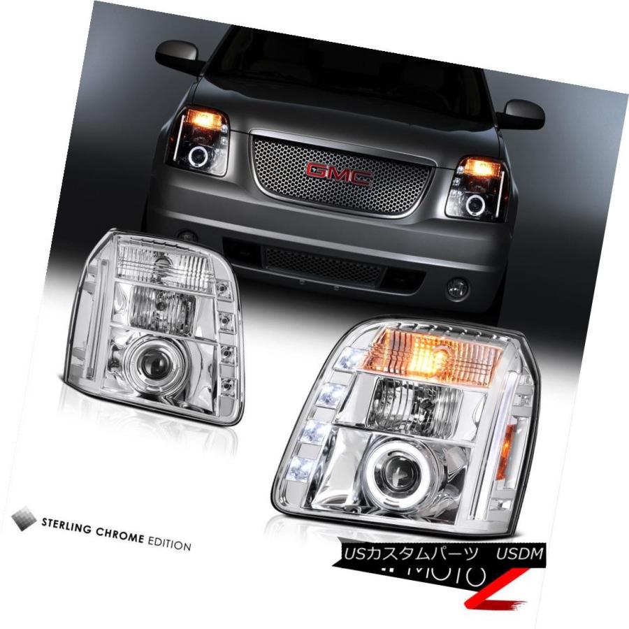 テールライト 2007-2014 GMC Yukon XL SLTスモーキーフォグライトテールランプユーロクリアヘッドライトLED 2007-2014の画像