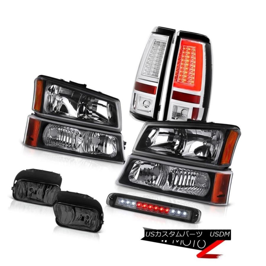 テールライト 2003-2006シルバラードテールランプ第3ブレーキランプフォグバンパーヘッドランプネオンチューブ 2003-2006 Silvera